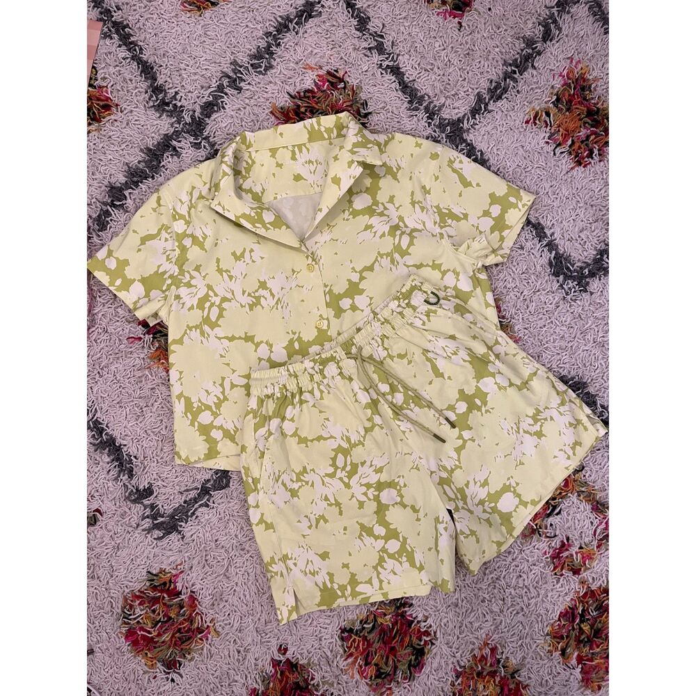 Outdoor Voices Solarcool Tourist Shirt & Shorts Set - Size XS